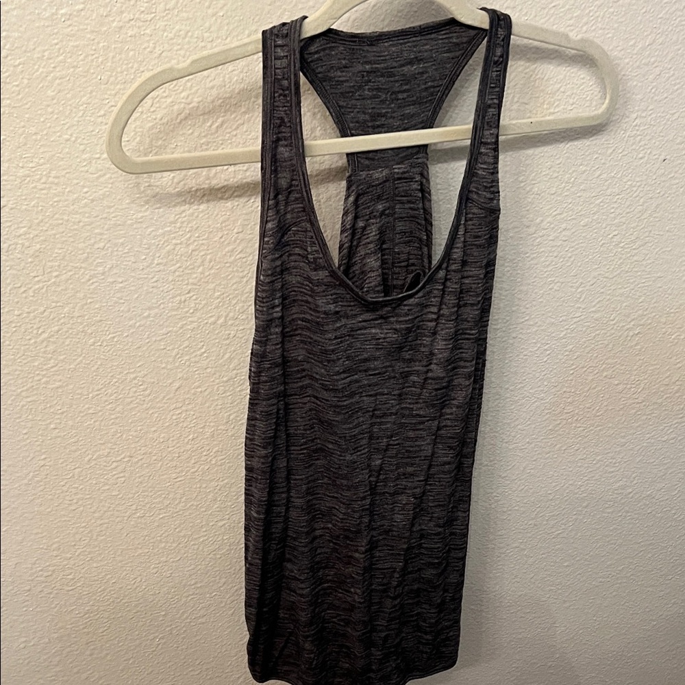 Lululemon Athletica Dark Gray Tank Top